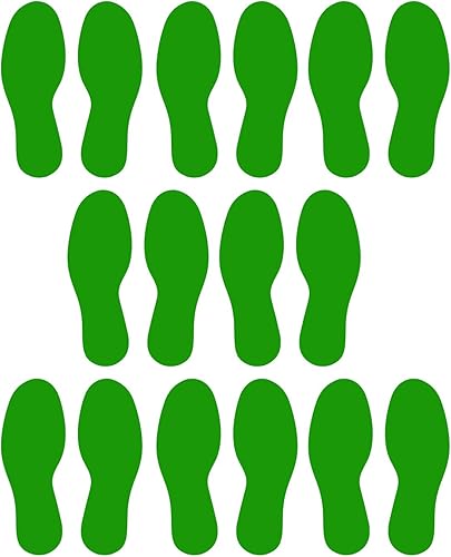 Vista 136 de LiteMark Calcomanías de vinilo duraderas con acabado brillante, tamaño mediano de 9 pulgadas, ideal para suelos, techos, paredes y la mayoría