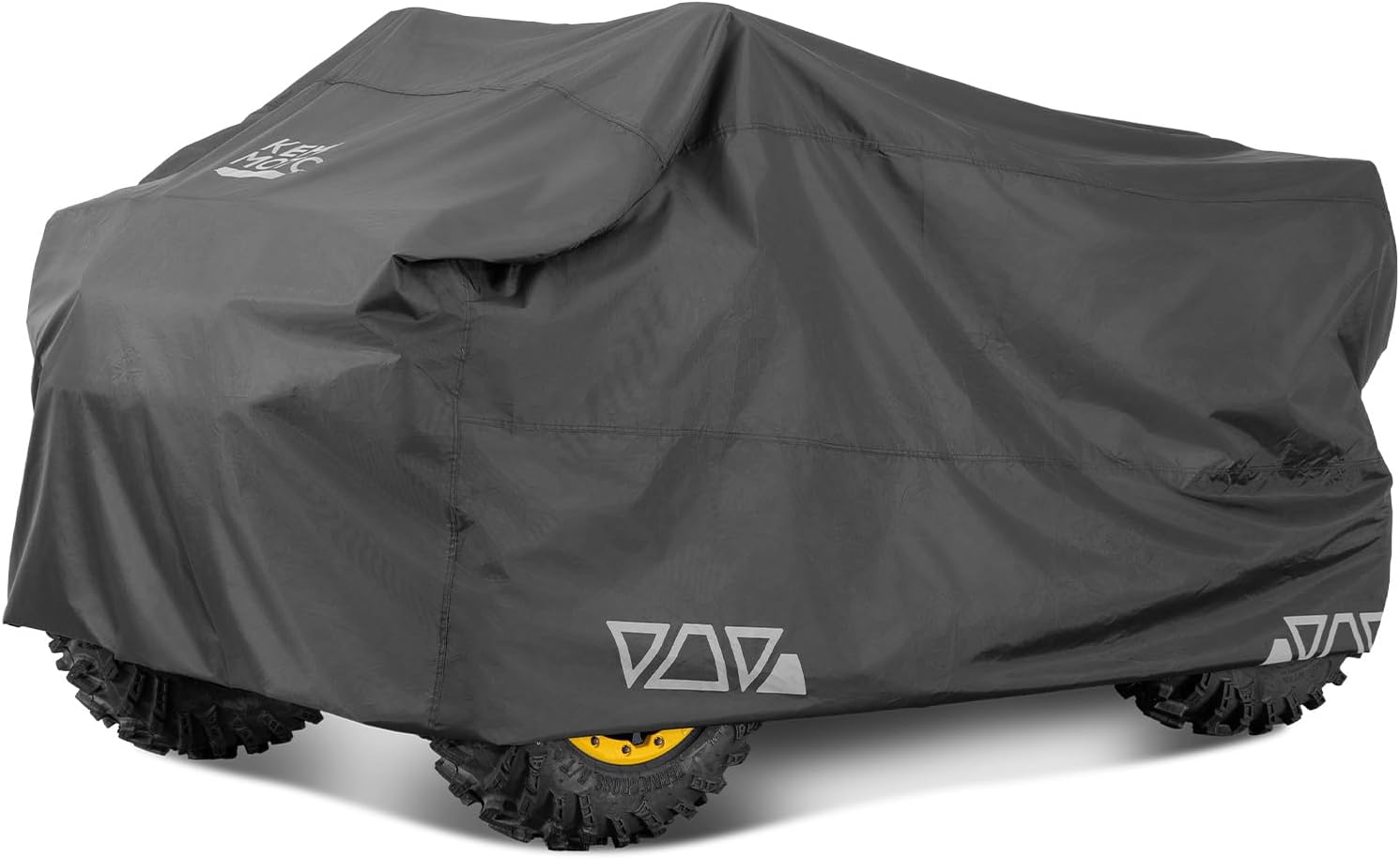 KEMIMOTO ATV Cover, Waterproof Outdoor 4 Wheeler Quad Cover Universal Compatible with Can-Am Outlander 650 850 Polaris Sportman 1000 Touring 570 CFMOTO Kawasaki, 96Lx49Wx47H inch