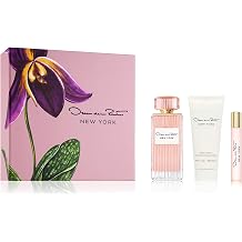 Oscar de la Renta New York Eau de Parfum 3 Piece Gift Set for Women - 3.4 Fl. Oz, Travel Spray 0.5 Fl. Oz., and Body Lotion 3.4 Fl. Oz.