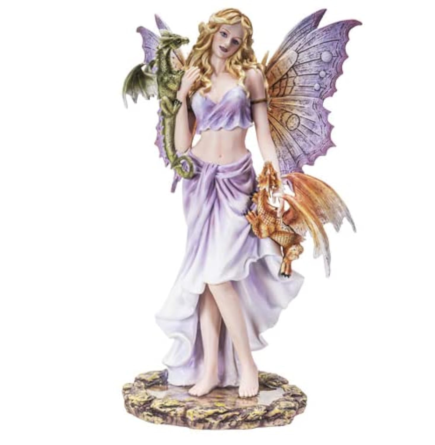 Statue fée papillon et dragons cadeau idéal passionnés de fantasy
