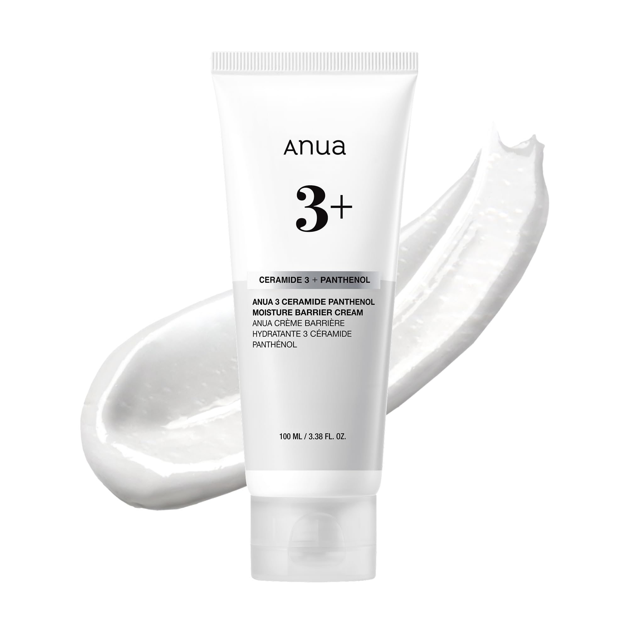 Anua 3 Ceramide Panthenol Moisture Barrier Cream, crema facial con ceramidas y pantenol, hidratante no comedogénico para piel sensible, reparación barrera cutánea, skincare coreano, 100ml
