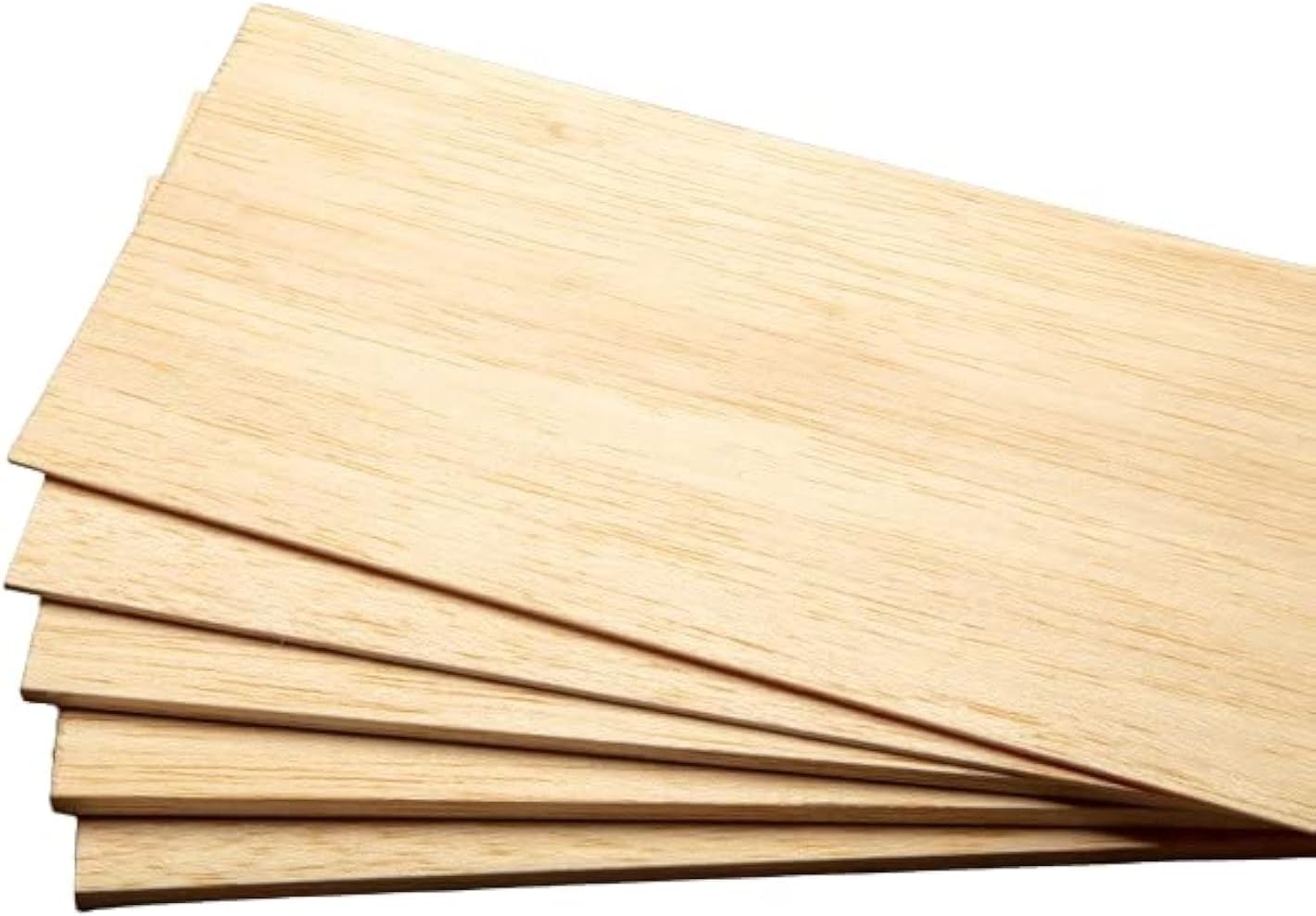 Balsa Wood Sheets, Model Grade Hobby Craft Balsa Wood Thin Plank, Perfect for Modeling, Crafts, Hobbies, Laser, Wood Burning, Glider Airplanes by Binos (12" x 6" x 1/8", Pack of 20)