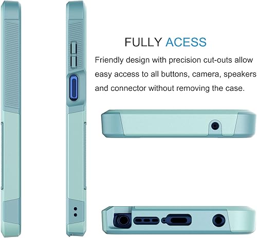 Miniatura 5 de Tekcoo Funda para Motorola Moto G Stylus 5G  2022  XT2215 2 protectores de pantalla de vidrio templado Parachoques con textura antideslizante prueba