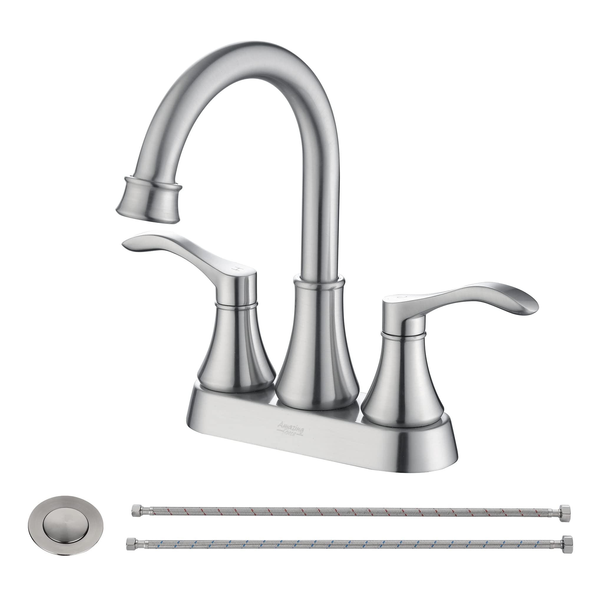 AMAZING FORCE Two Handles Basin Mixer Tap, AF042100BN
