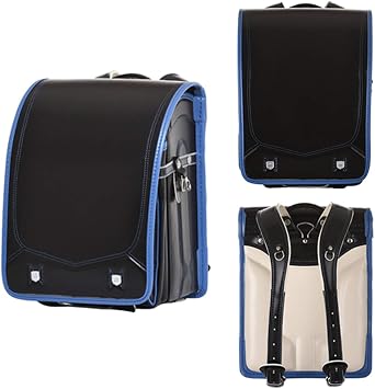 ransel randoseru backpack japanese automatic black school bag girls and boys PU leather light weight