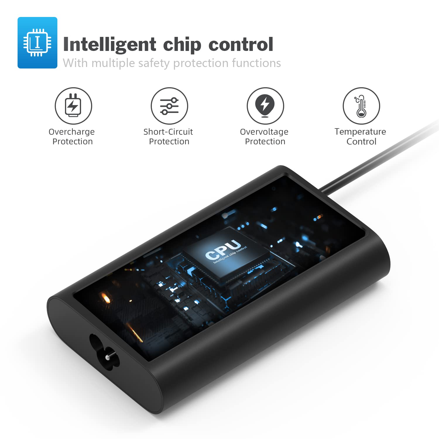 Cargador USB tipo C de 65 W para Dell LA65NM170 2YKOF, XPS 12 13, Latitude 12 7275 13 7370, Lenovo Thinkpad x1 Tablet, Asus, ZenBook, MacBook Pro, portátil con carga USB C