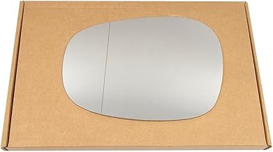 Wing Mirror Glass Left Compatible with BMW 1 Series 2009-2011 STICK-ON Passenger Near Side with Blind Spot