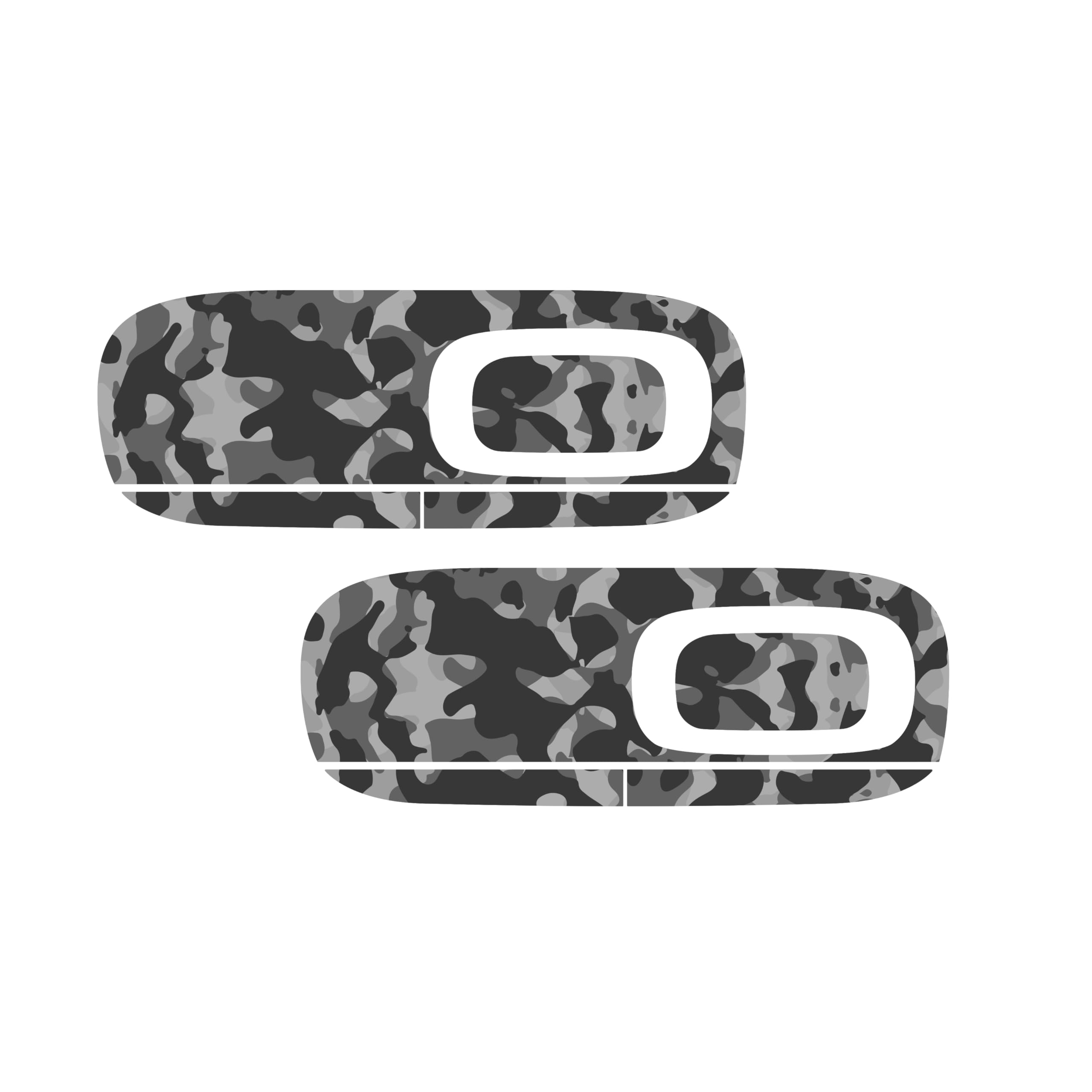 Adesivi Portiera Compatibile Con Citroën Ami Grey Camouflage GP-AMI-001-GC