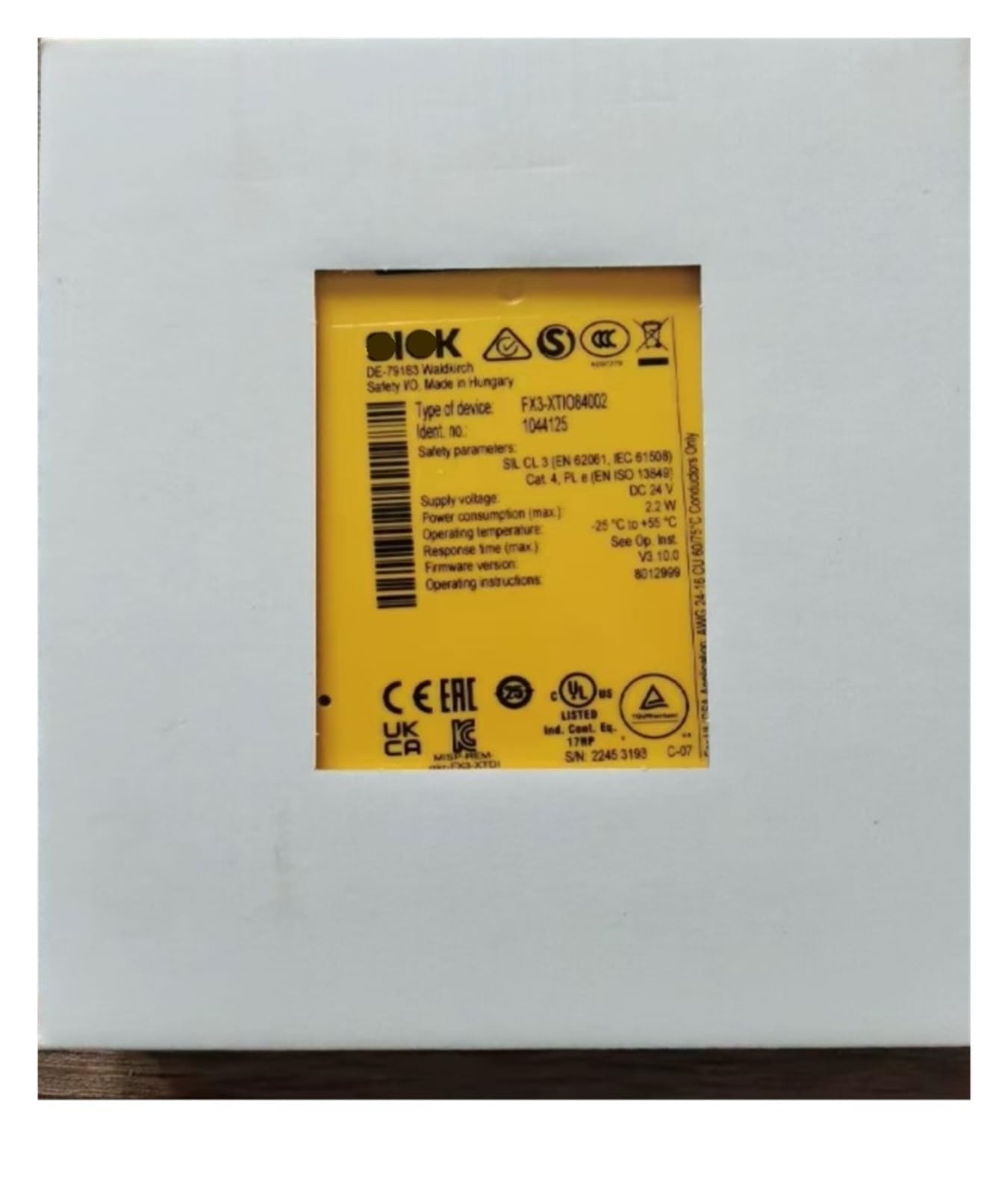ZVQYSGIW 1pcs FX3-XTIO84002 Relay 1044125