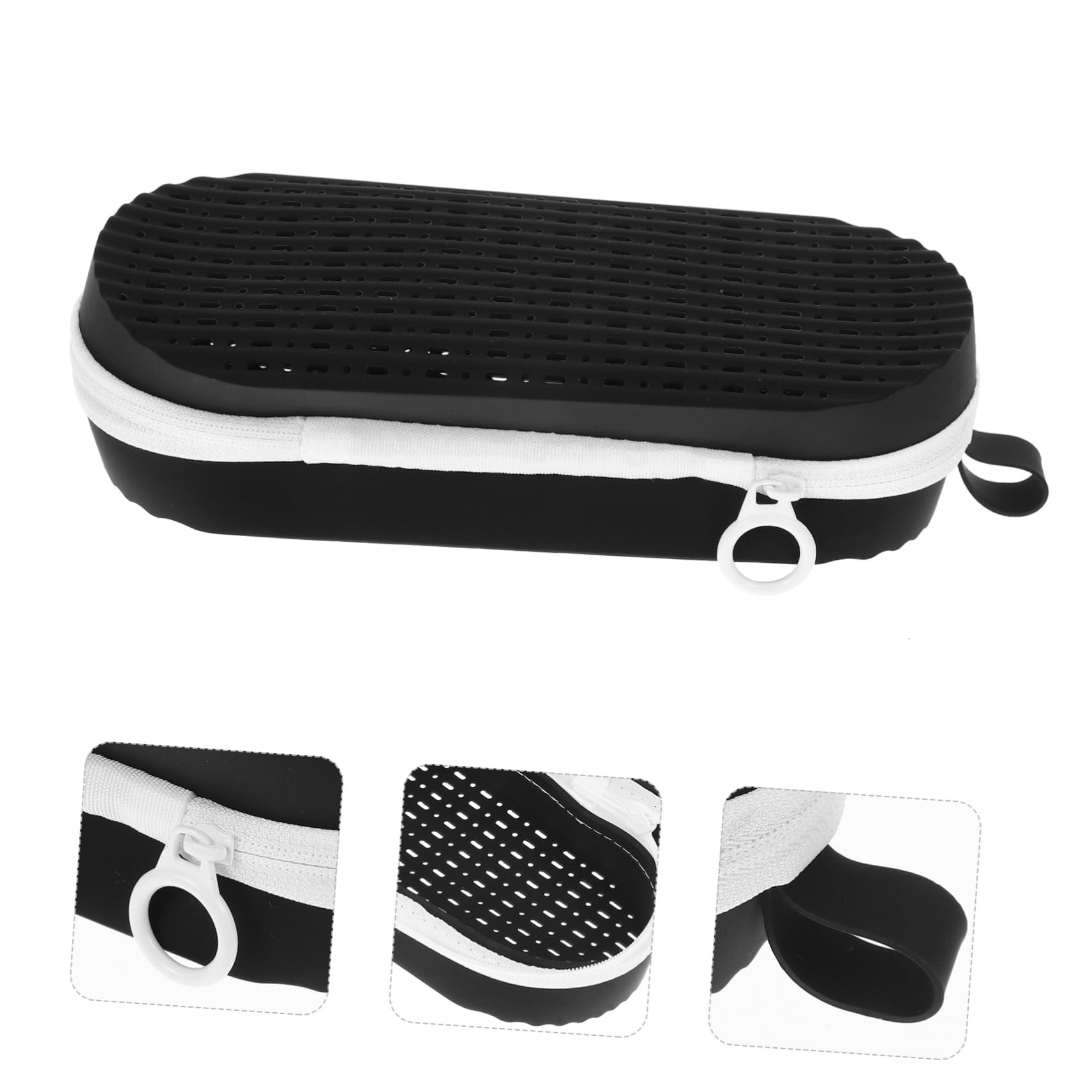 BCOATH Goggle Carry Case Silicone Storage Box with Drainage for Swim Goggles Adults Boys and Girls