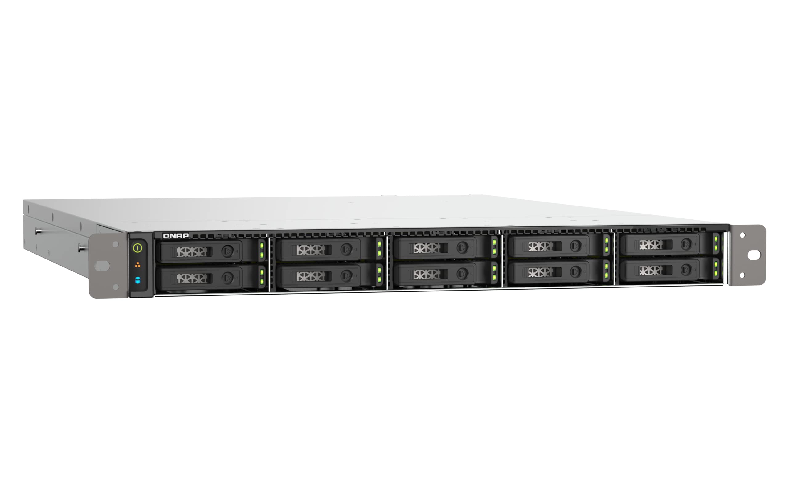 QNAP TS-h1090FU-7232P-64G-US 10 Bay Dual-Processor 1U rackmount U.2/U.3 NVMe All-Flash NAS Built for Latency-Sensitive File Servers, virtualized workloads, Data Centers, and 4K/8K Streams