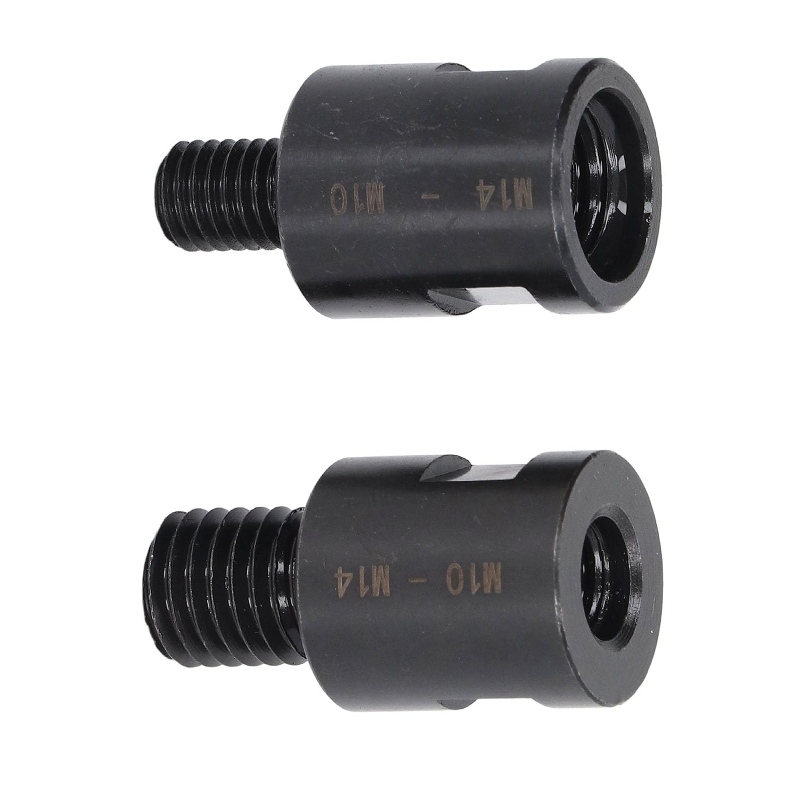Bordstract Bohrer-Adapter Set – 2-teilig, M10 Auf M14 & M14 Auf M10, Aus Legiertem Stahl – Für Winkelschleifer, Lochsägen & Mehr