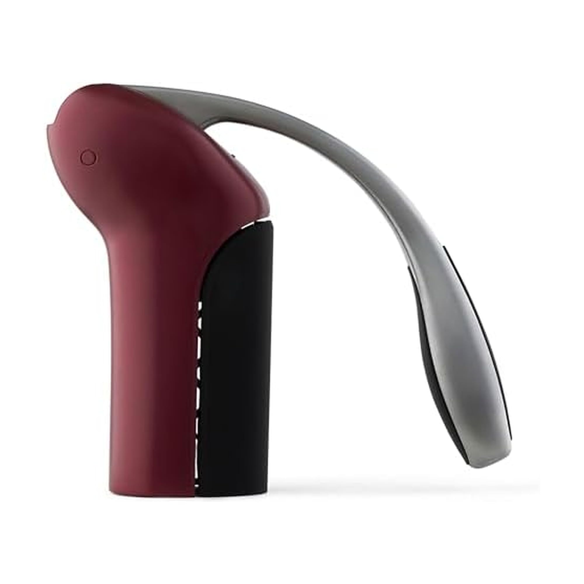 Rabbit Vertical Corkscrew Wine Opener with One-Pull Design, Foil Cutter Included, Easy to Use Manual Lever, Durable Stainless Steel Spiral, Black