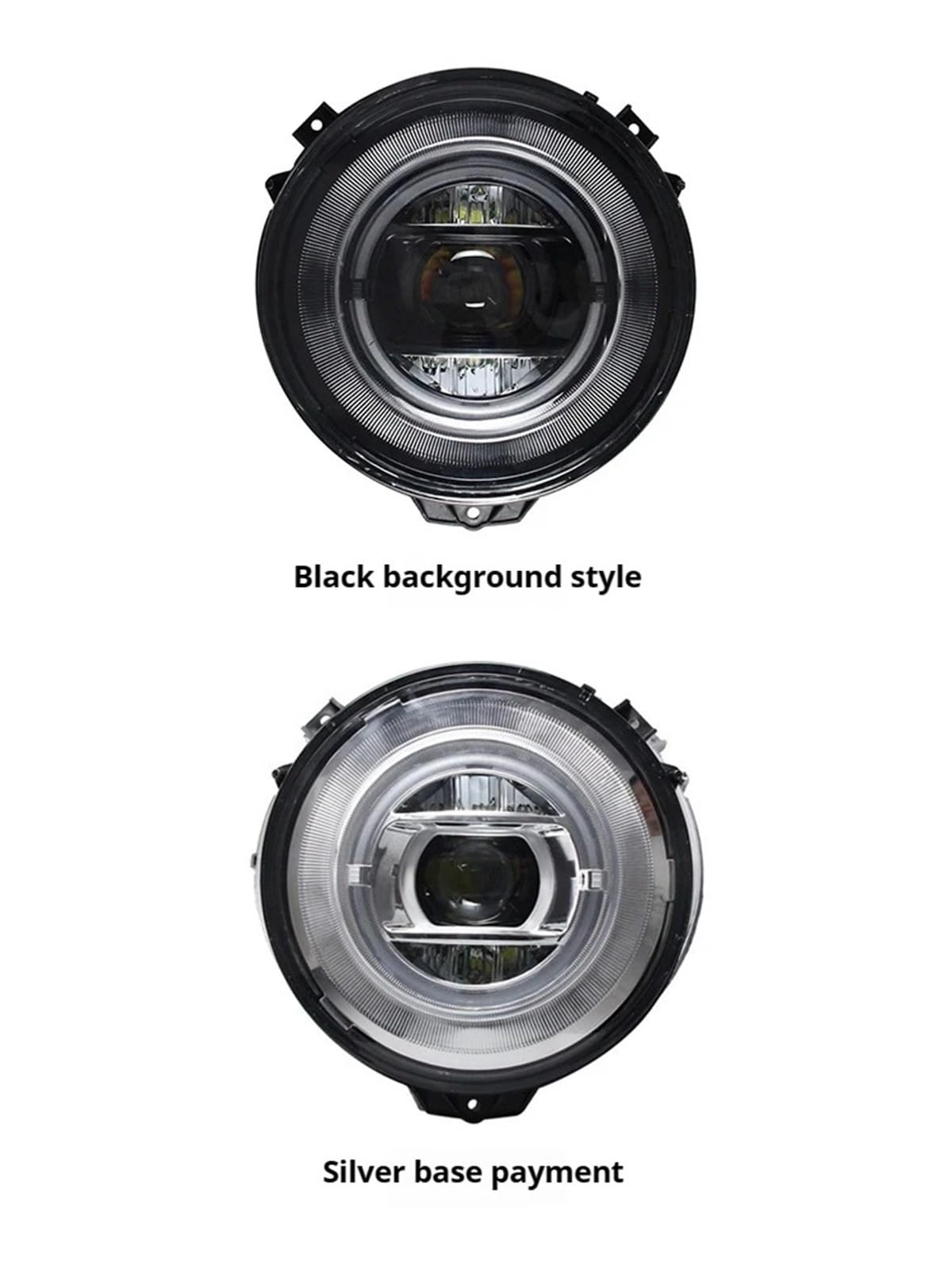 Zestaw reflektorów Head Lamp Do klasy G 2007-2017 W463 G350 G500 G55 G63 animacja DRL światła sygnalizacyjne reflektory samochodowe(Black)