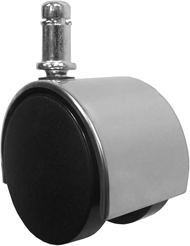 Ruedas giratorias de repuesto estándar cromadas de 2 pulgadas para silla de oficina, juego de 5 - S3939-5