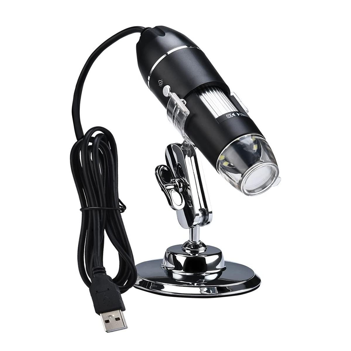asdchZen Microscope Accessories Kit Slide Preparation Camer 1000X 8 Led 2Mp Digital Usb Microscope Magnifier Electronic Stereo Usb Camera Microscope Accessories