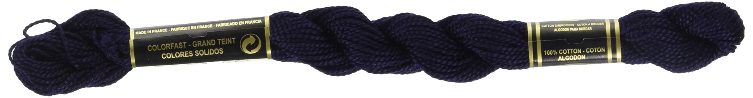 DMC 115 5-939 Pearl Cotton Thread, Very Dark Navy Blue, Size 5