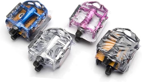 Miniatura 8 de GANAZONO 2 Pairs Bicycle Rear Pedals Tennis Racket Grip Tape Towel Bike Pedals Cleats Bicycle Clips Flat Pedals