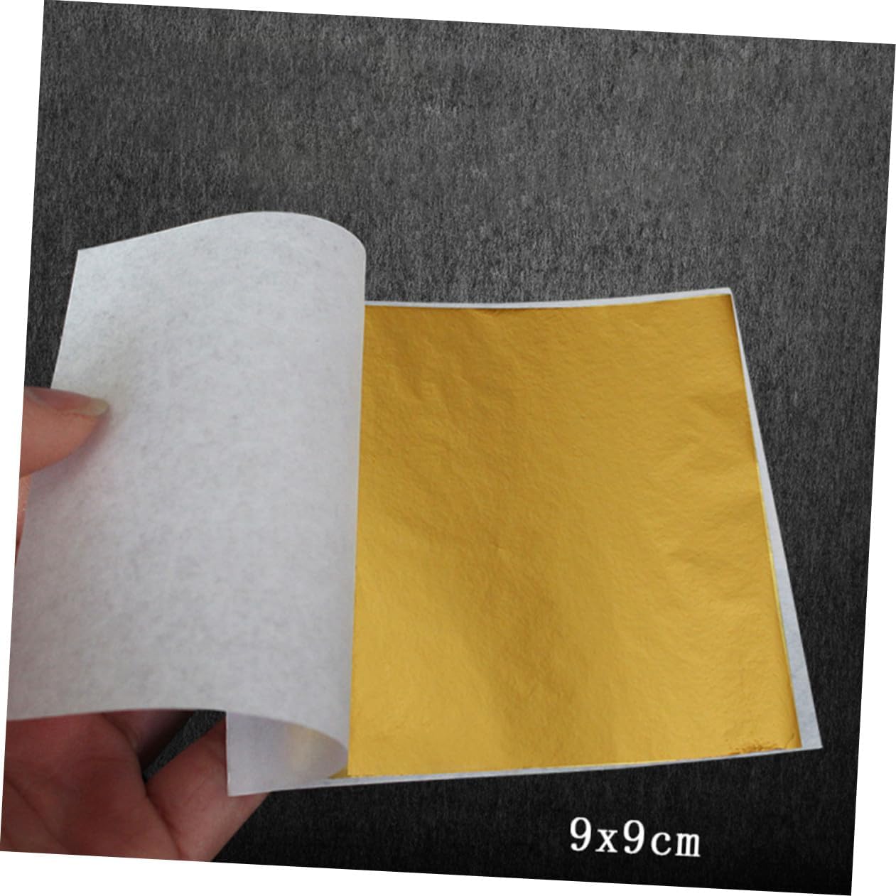 BESPORTBLE 400sheets Imitation Foil Paper for Manicure and Crafts Gold for Gilding Decoration and Art Projects
