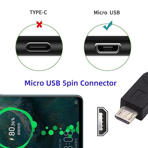 Vista 17 de xiwai USB2.0 Tipo-A a Tipo C USB-C macho a macho Cable de datos de alimentación 480Mbps negro opuesto en forma de U en ángulo trasero