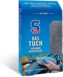 Dr. Wack S100 DAS Tuch Mikrofasertuch 40 x 40 cm - Extrem weiches & saugstarkes Mikrofasertuch für Motorrad - 100% fusselfreies Poliertuch - Kratzfreie Motorradreinigung - Hochwertige Motorradpflege