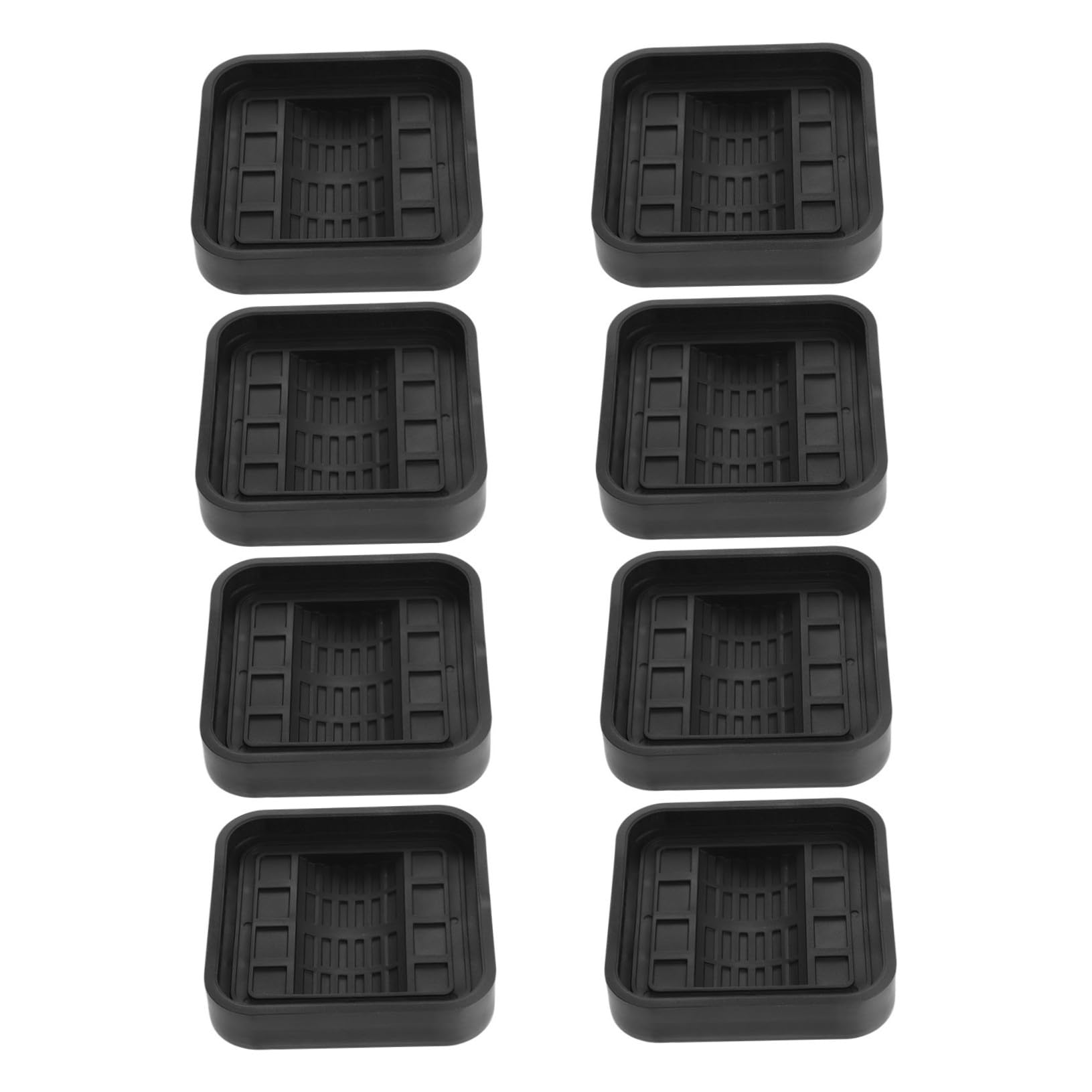 LIFKOME Set 8 Coppe Antiscivolo in Silicone per Ruote Mobili, Fermaruota per Divano Letto Sedia, Protezione Pavimenti in Legno Duro, Facili da Installare e Resistenti