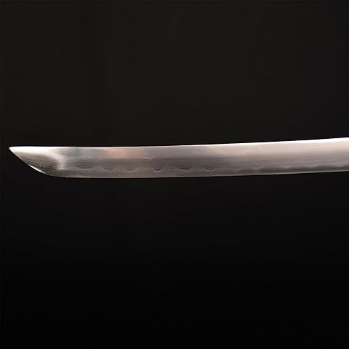 Vista 6 de Paquete de 3 Katana japonesa moldeada a mano afilada de acero al carbono 1065 negro real, protector de mano de tótem de dragón, soporte de espada