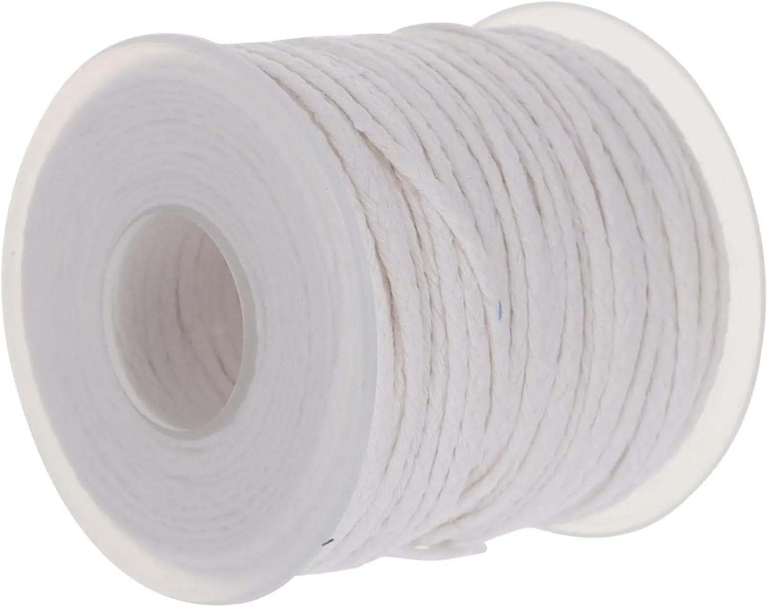 Cotton Wicks for Candle Making 4Roll 61M Cotton Wick Roll Natural Braided String for DIY Making Projects Smooth Burn Taper Pillar Soy Wax Tealight Lamp