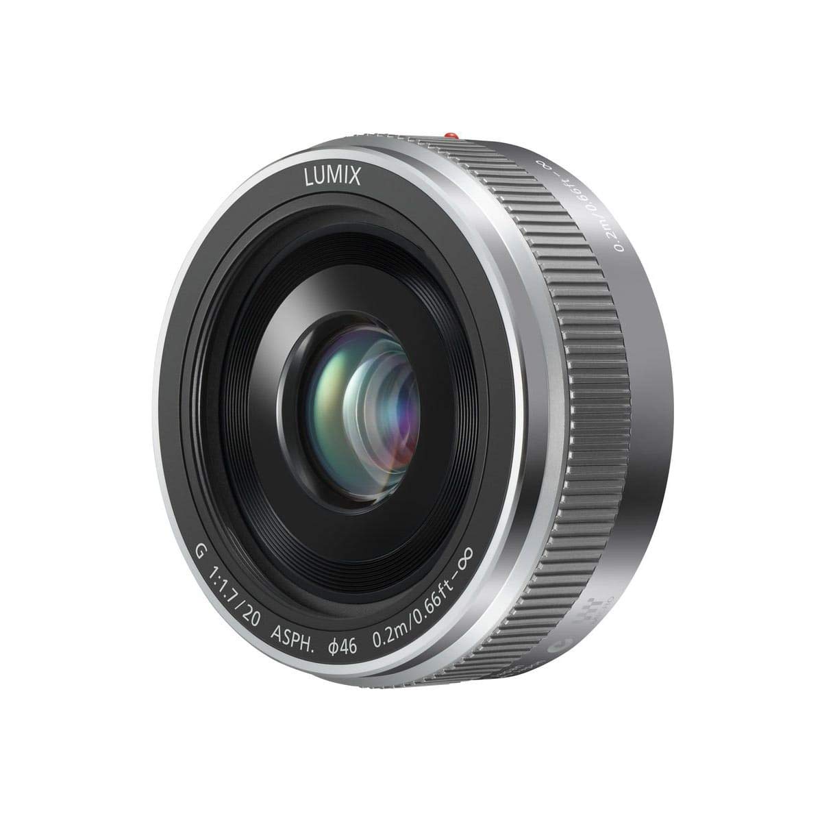Panasonic Silver Lumix H-H020ae-S 20 Mm Micro Four Thirds Camera Lens
