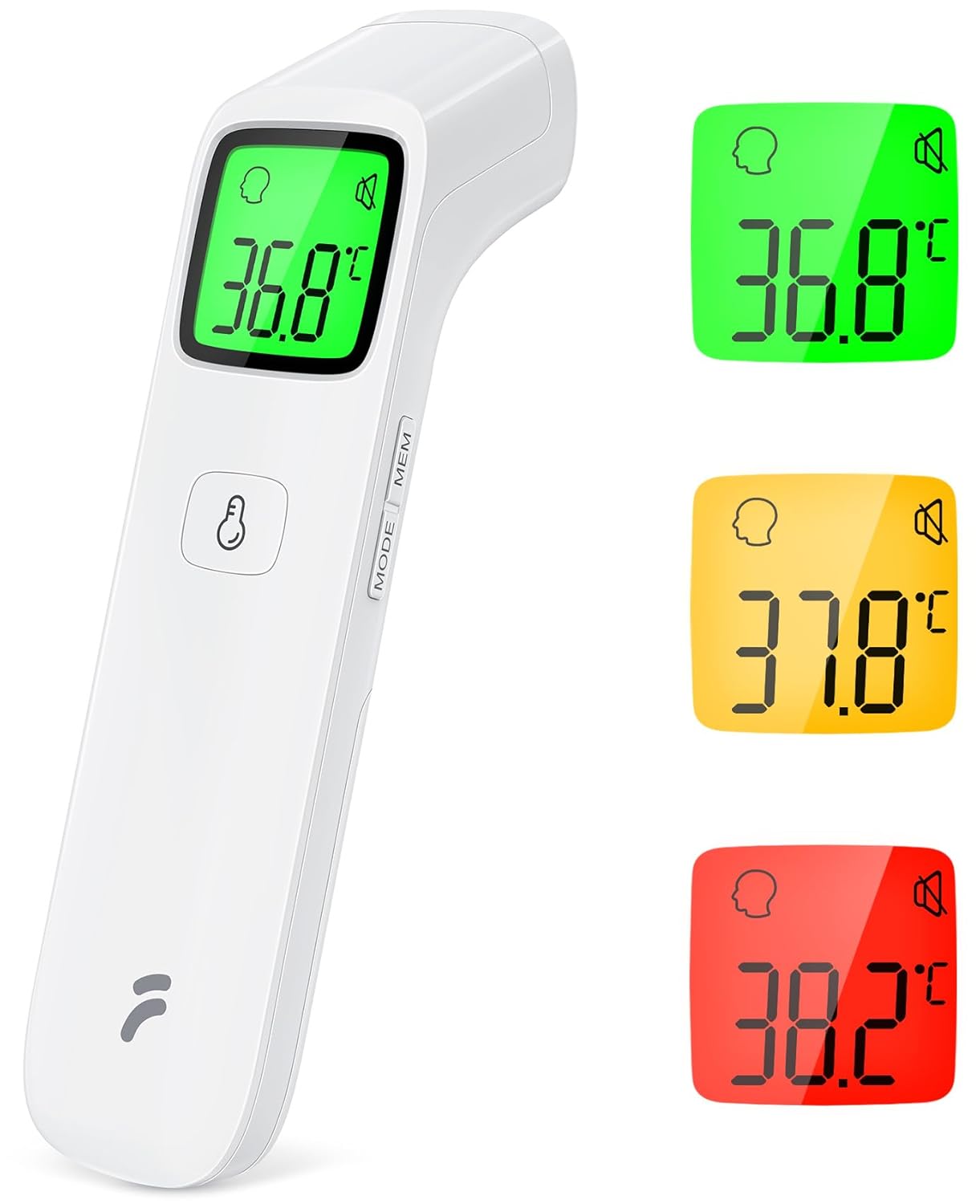 FACEIL Thermometer for Adults Kids, Touchless Digital Forehead Thermometer with Object Mode