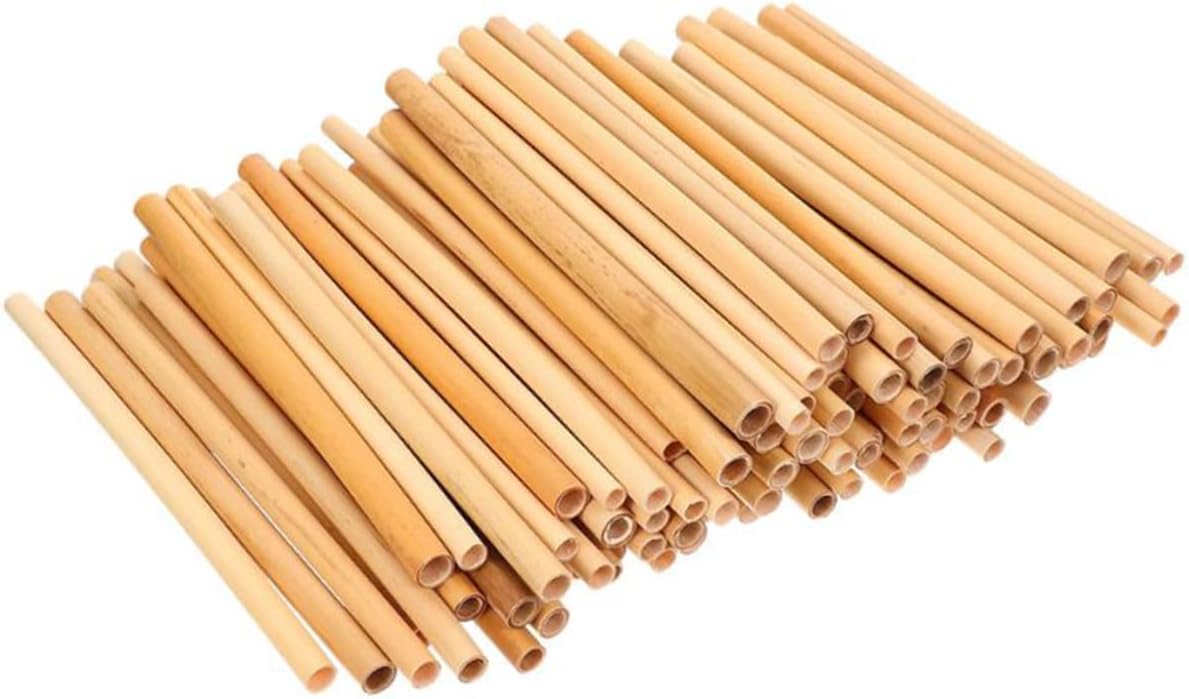 Baluue 250pcs Cocktail Straws Reed Straws for Milk Tea Wide Mouth for Hawaiian Party Decorations Wedding Business Parties