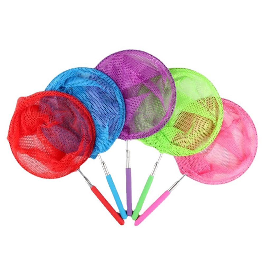 Roysmart Telescopic Children's Landing Net, Pack of 4 Children's Butterfly Net with Telescopic Rod - Image 2