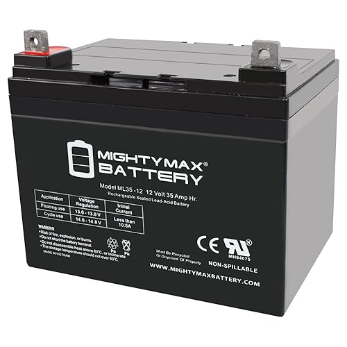 Mighty Max Battery Reemplazo de batería SLA de 12V 35Ah para carrito de golf Kangaroo TG-31