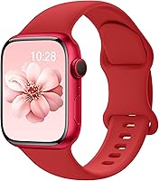 Vista 26 de SuperNaNa - Correa de silicona deportiva compatible con bandas de Apple Watch de 40mm 38mm 41mm 44mm 45mm 42mm 49mm, unisex, correa de muñeca