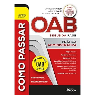 Capa do livro Como Passar na OAB 2ª Fase - Prática Administrativa - 8ª ED - 2023