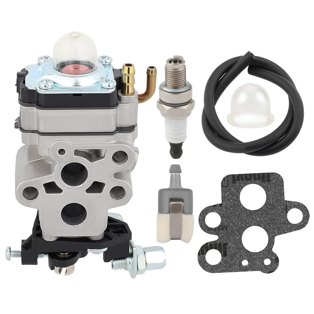 Butom WYA-1-1 Carburetor with Fuel Filter Spark Plug for Redmax BCZ3060TS EZ25005 BCZ2400S BCZ2500 GZ25N23 GZ25N14 BCZ2600S BCZ2600SU BCZ2600SW BCZ2500S BCZ2460S BCZ2600 Trimmer Brush Cutter Blower