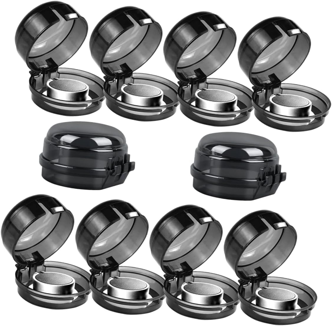 KICHOUSE 10-Piece Child Safety Stove Knob Covers Gas Oven Knob Protectors for Boys and Girls Sturdy Silicone Easy Installation