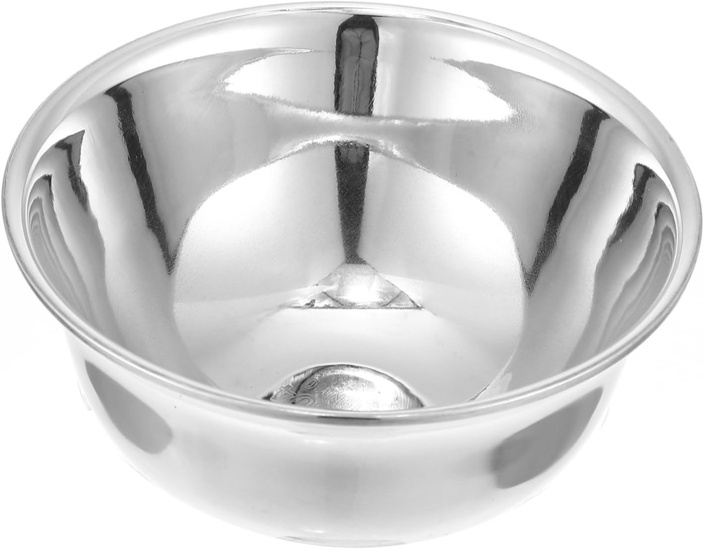 NOLITOYWhipping Bowl Shaving Soap Shaving Cream Shaving Bowl Foam Mens Shave Cream Soap for Men Shave Dish Face Cleaning Cup Men Shaving Cup Face Cleaning Mug Silver Stainless Steel