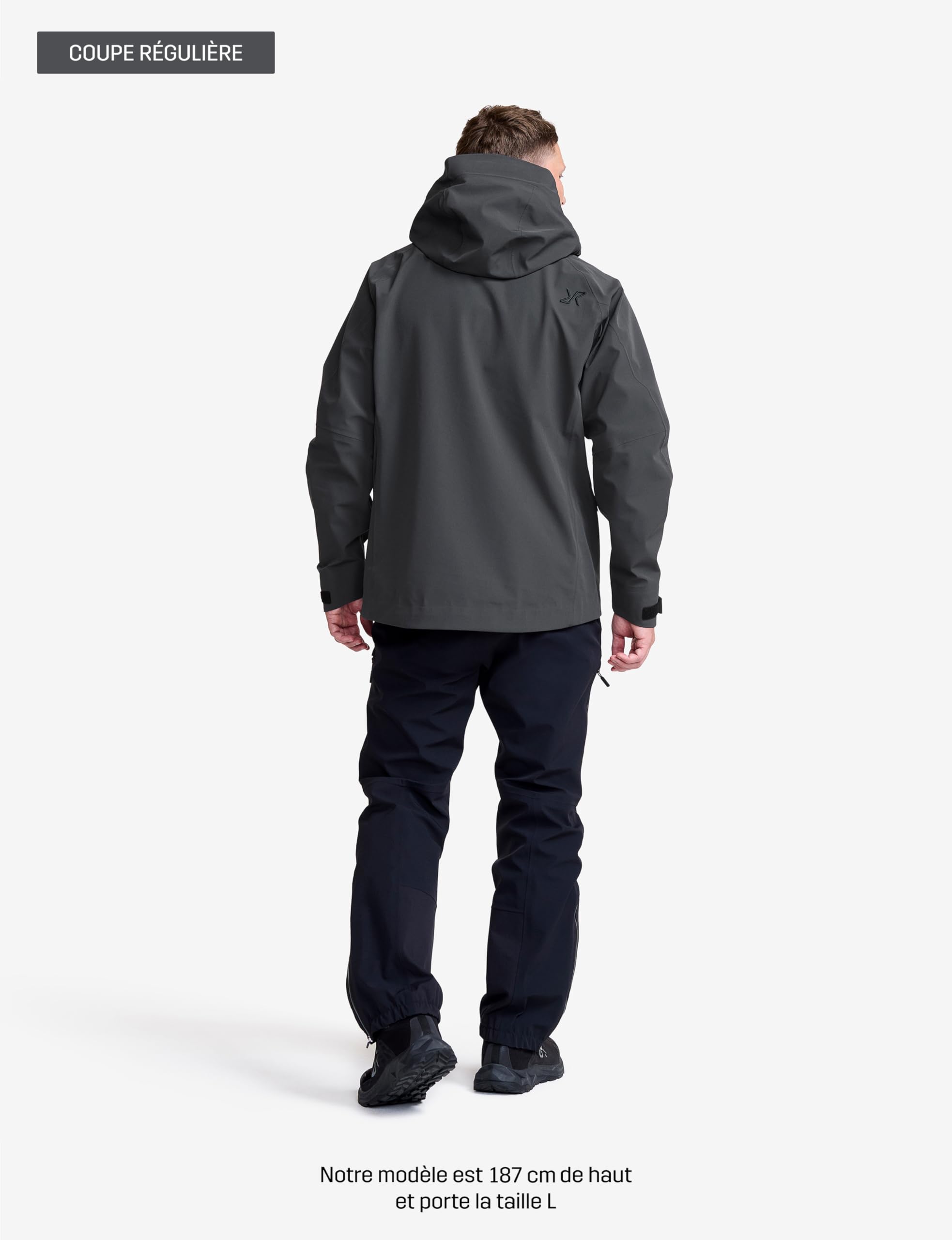 RevolutionRace Cyclone 3L Shell Jacket pour Homme, Veste Imperméable avec Réflecteurs Recco pour la Randonnée