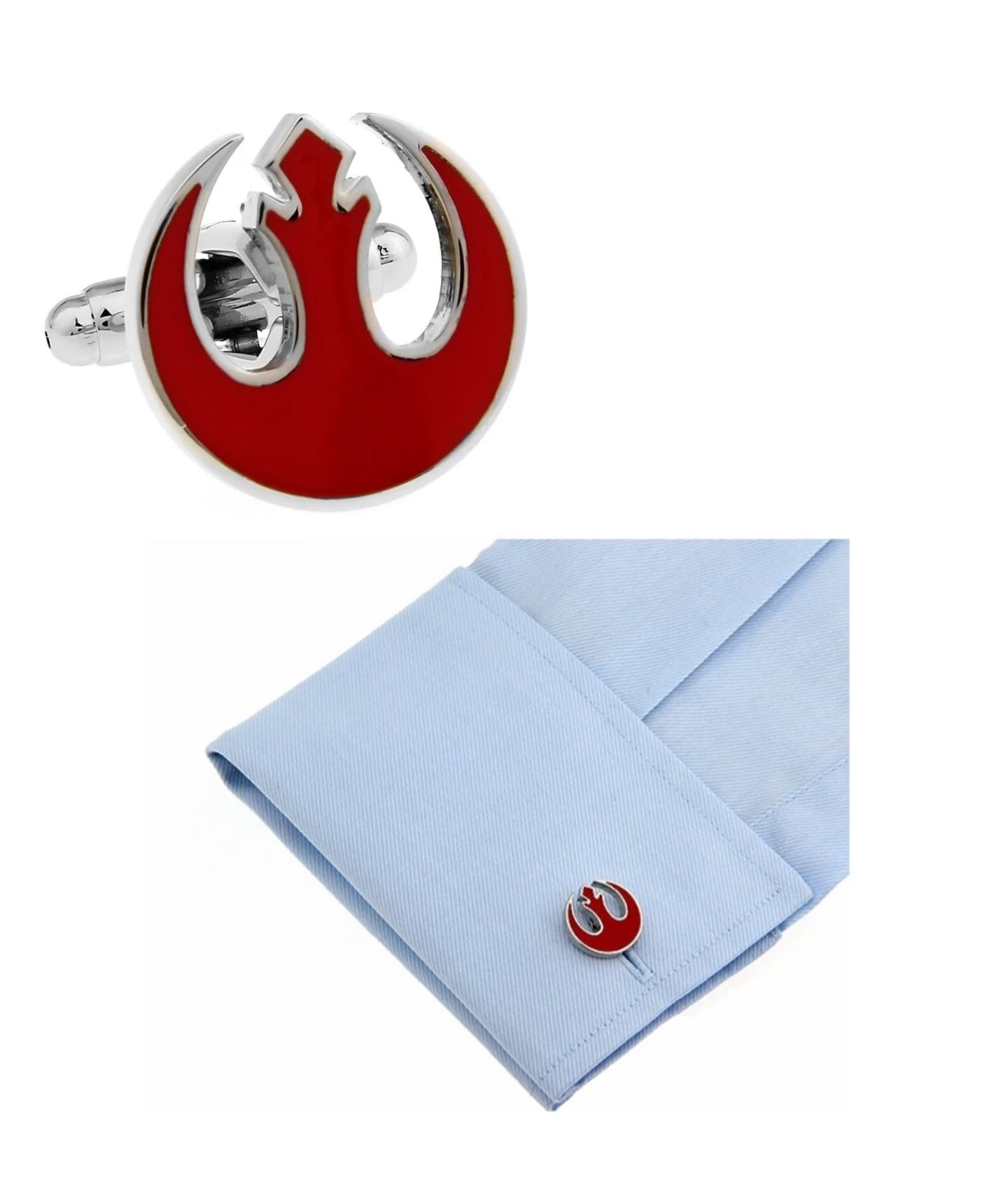 Movie Designg Super Helden Stormtrooper-Manschettenknöpfe für Herren, tolle Geschenkidee,