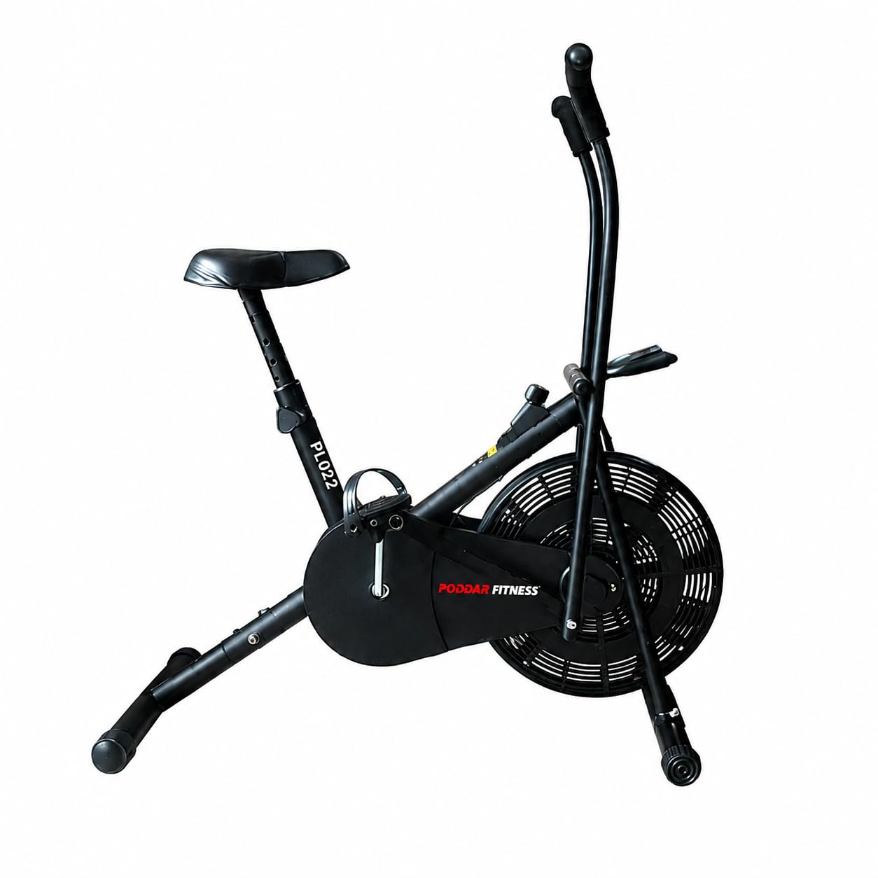 Air Bike Exercise Cycle for Home Gym & Commercial Use | Belt Drive System | Full Body Cardio Workout Bike | Adjustable Seat | HIIT Training Fitness Equipment | PL022-image-41