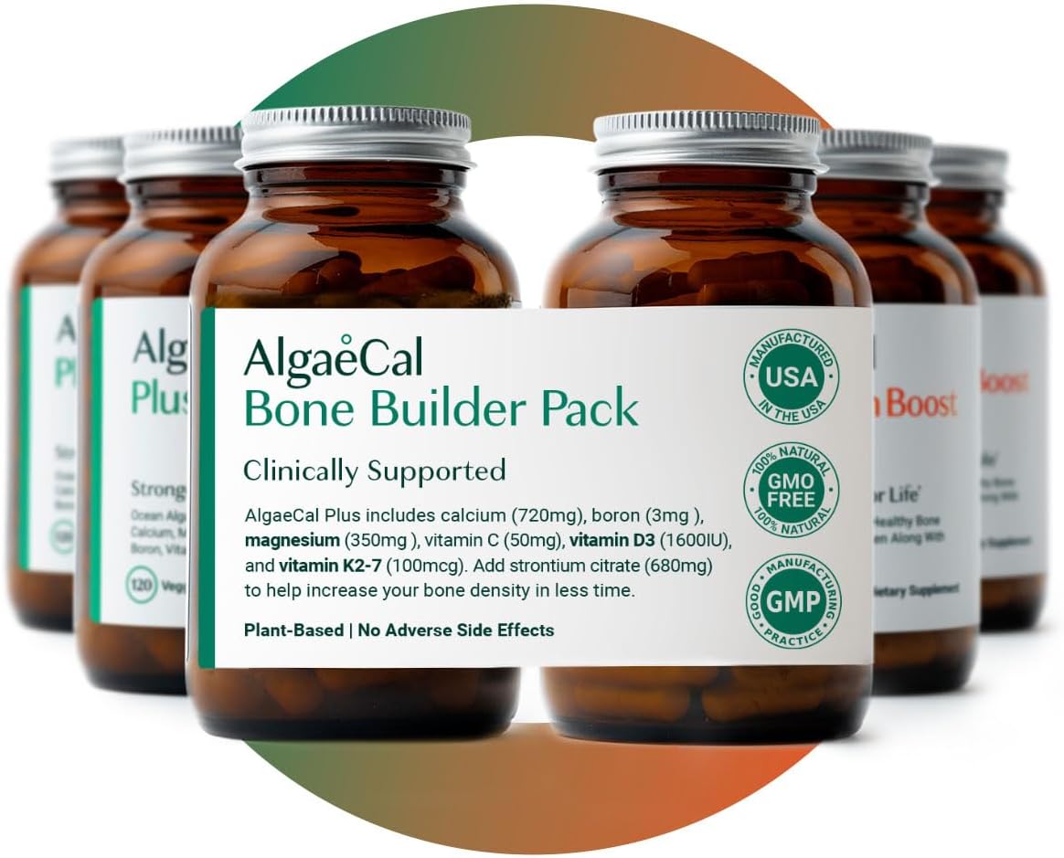 ALGAECAL Calcium Supplement with Strontium, Vitamin K2