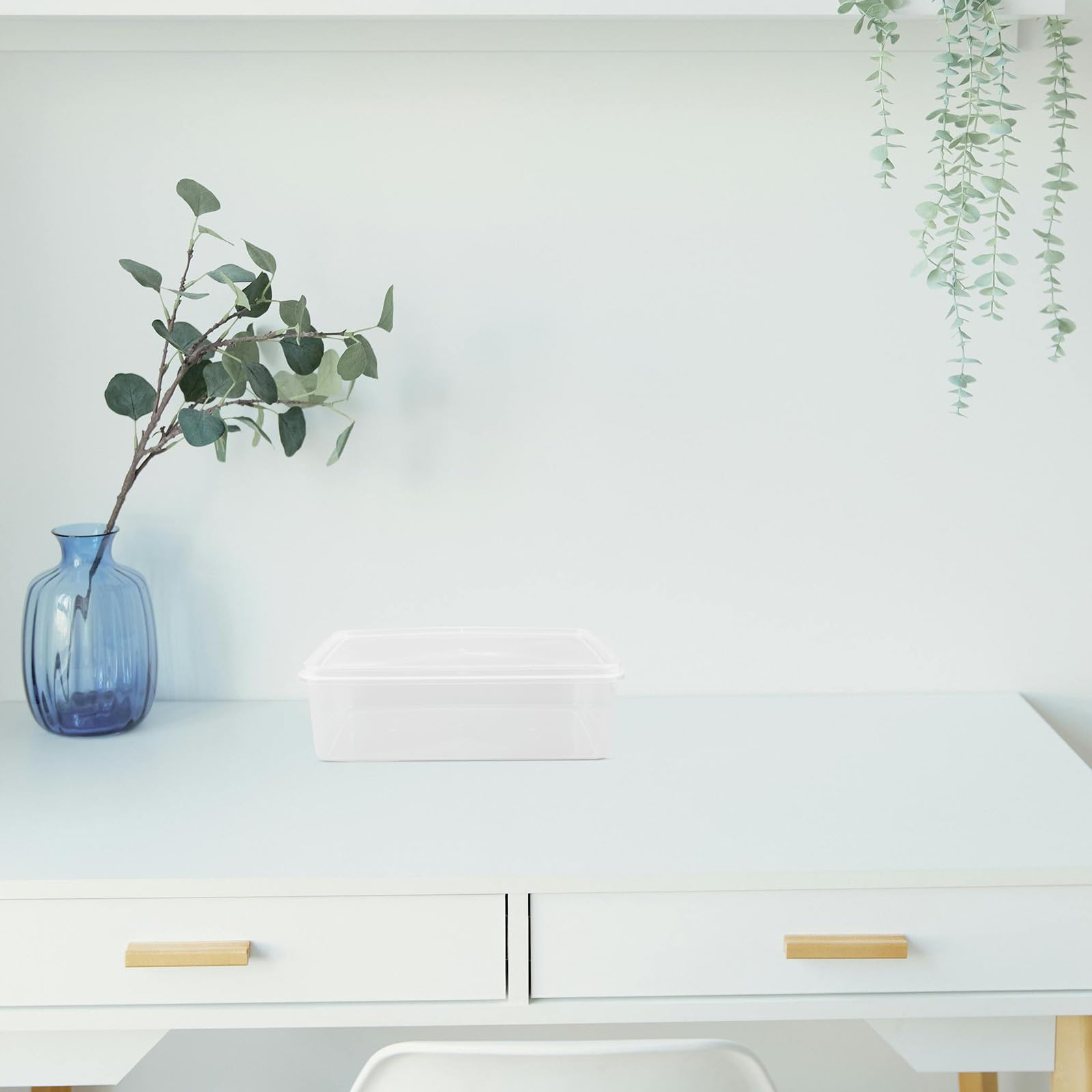 Toyvian Cajas de Almacenaje de Plástico Transparente con Tapa, 4 Unidades de 6l para Guardar Juguetes y Objetos del Hogar en Diferentes Habitaciones