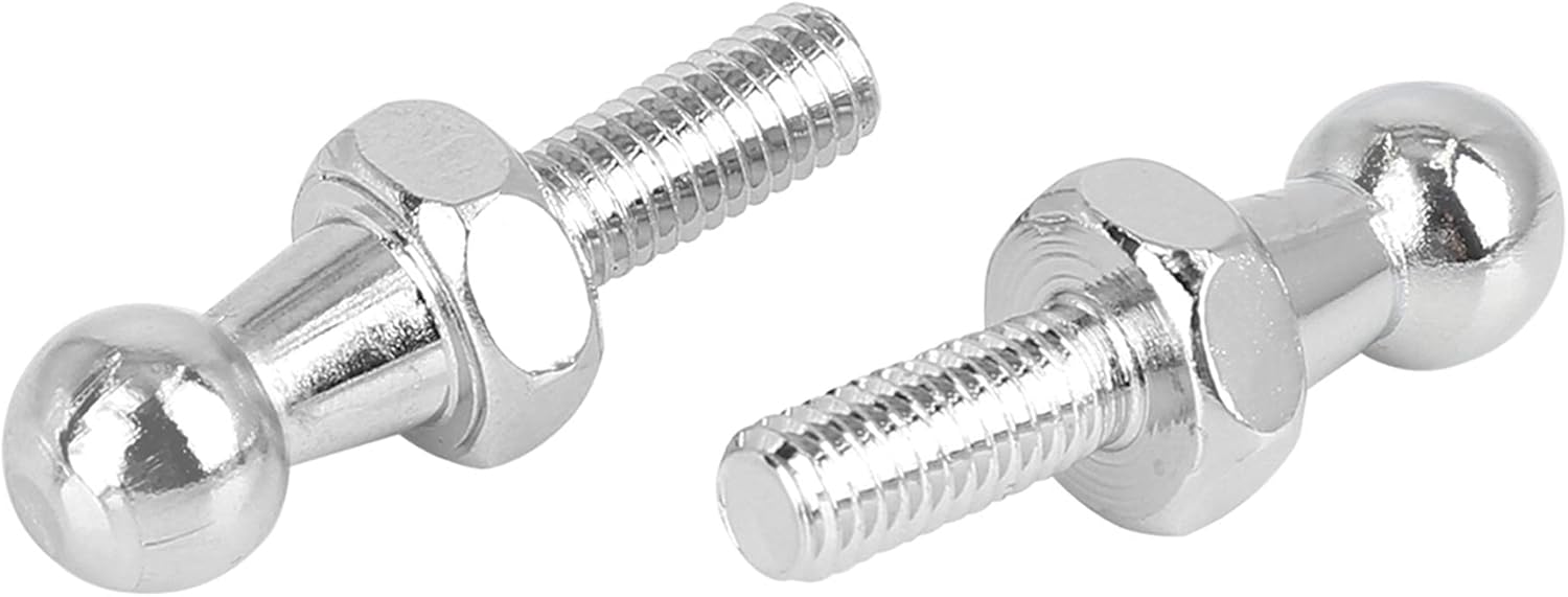 X AUTOHAUX 10mm M6 Car Gas Strut Ball Stud for Gas Spring Lift Support 2 Pcs