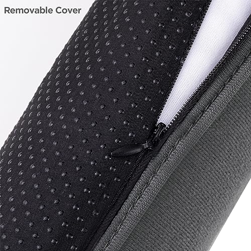 Image of Sunolga Door Draft Stopper Blocks Hot and Cold Air with Removable Washable Cover for Bottom of Door, All-Season Seal for Noise, Light, Door Sweep for Gaps Up to 3 inch, Home Essentials, 38 inch, Dark Gray