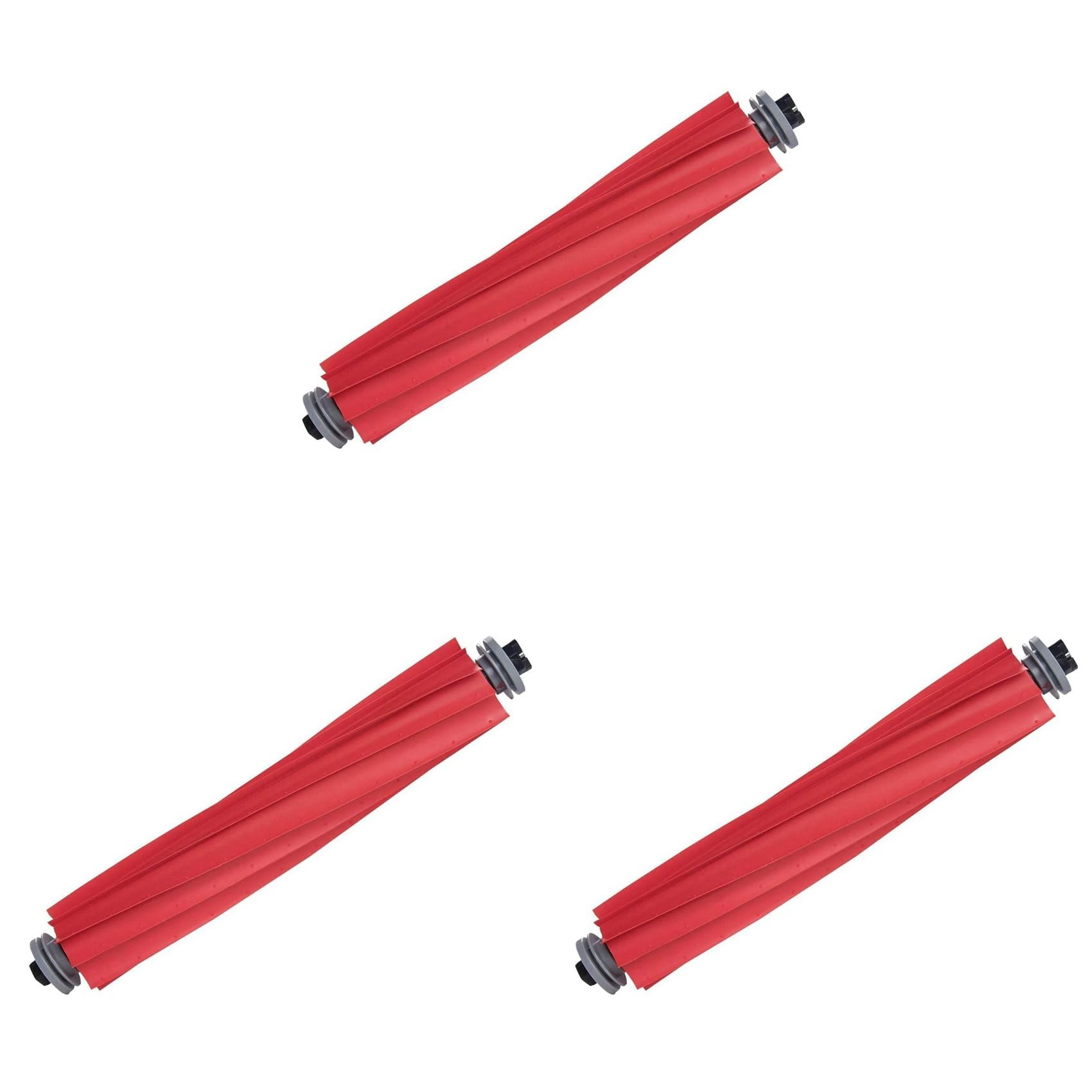Hndhbfgrt 3X Rubber Main Brush for S7 Robotic Vacuum Cleaner Parts Replacement Roller Brush