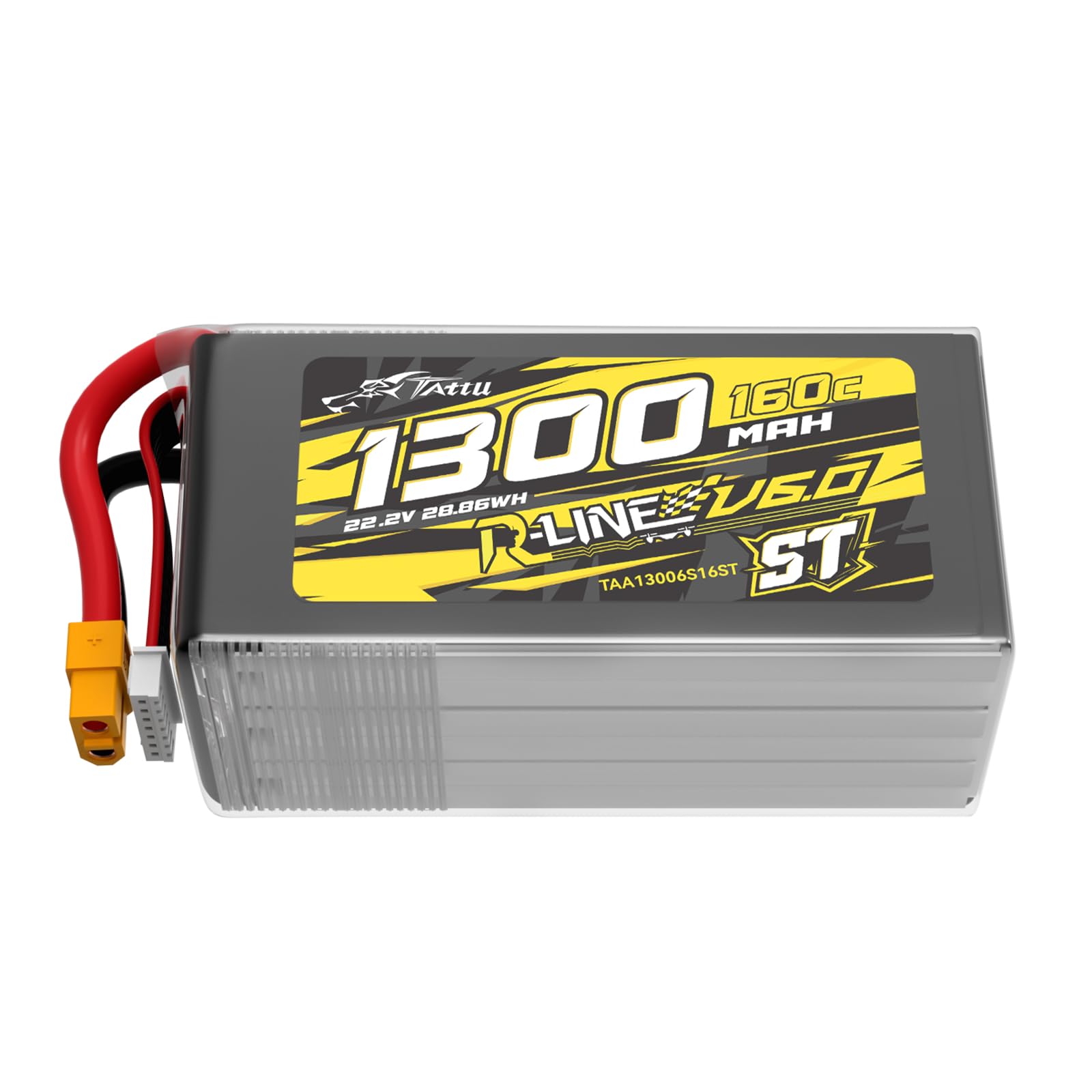Tattu 6S 1300mAh R-Line V6 22.2V 160C LiPo akumulator XT60 do FPV Racing Freestyle