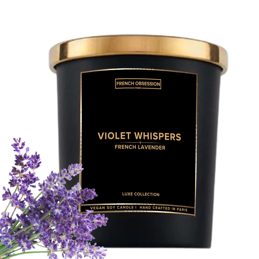 French Obsession Scented Candles for Home Decor, Bedroom| Scented Candle Gift Set for Wife, Girl|560 gm| Burn 50+ Hrs| Aroma Therapy Candles| Fragrance Candles for Home | Lavender Scent (B0CT3SDNNX) Amazon Price History, Amazon Price Tracker