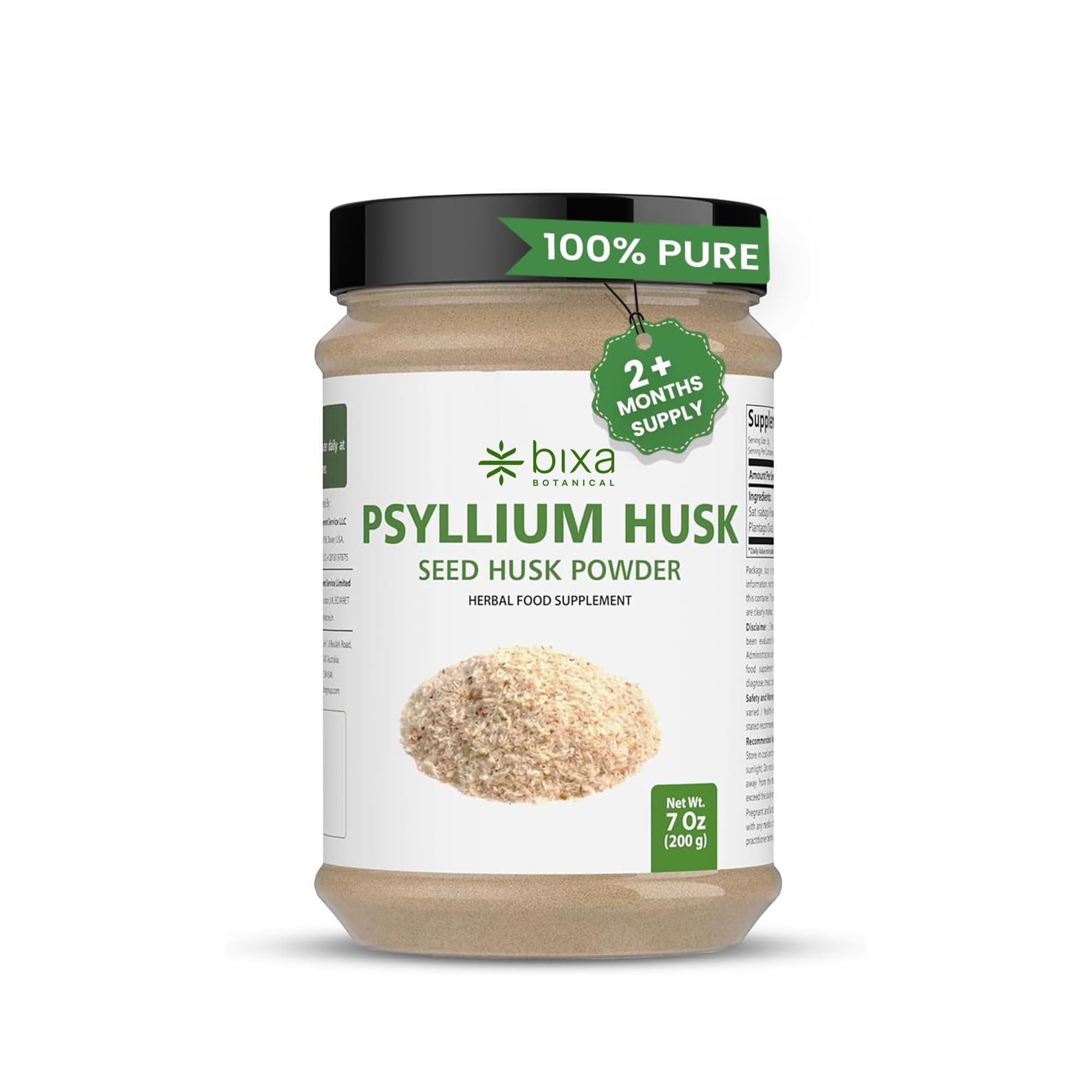 psyllium husk semaglutide Amazon.com: bixa BOTANICAL PSYLLIUM Husk Powder (PLANTAGO OVATA) | 7 Oz,  200g, Pack of 1 | Daily Laxative Fibre