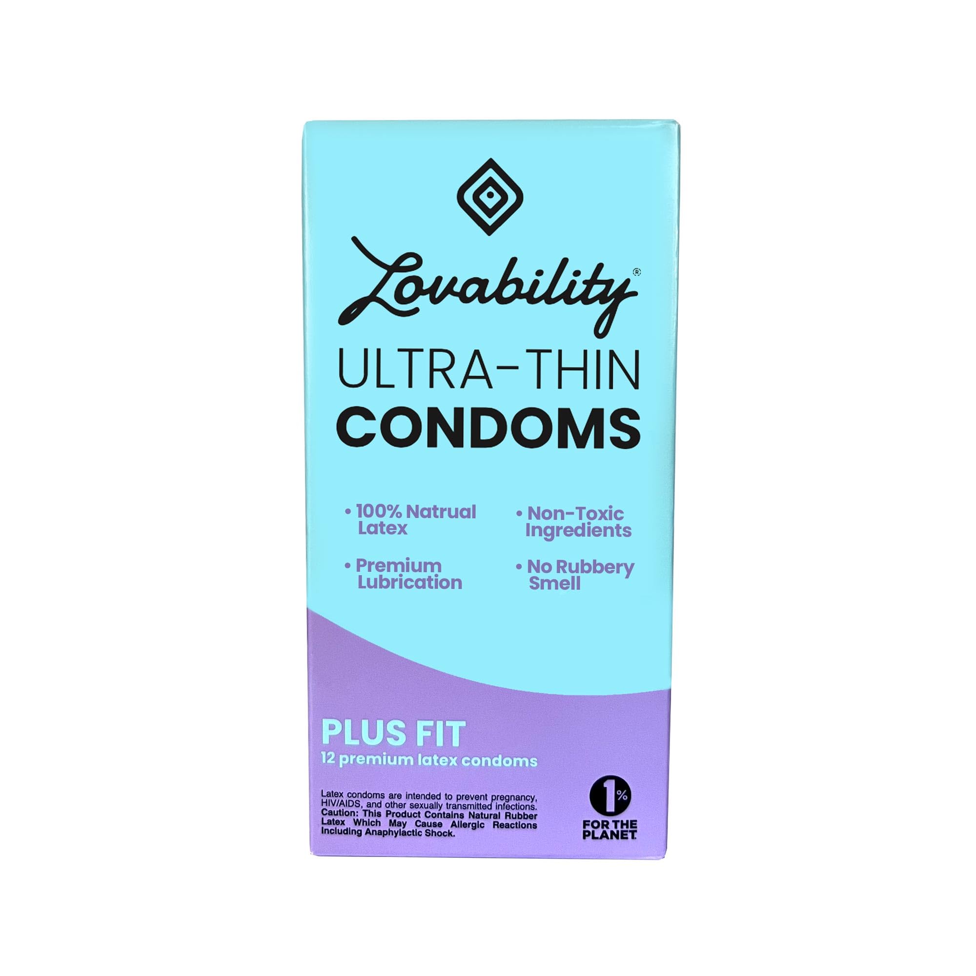 natural lubricant condom safe Duo of Ultra Thin Condoms + Natural Lubricant – My Lubie main image 0